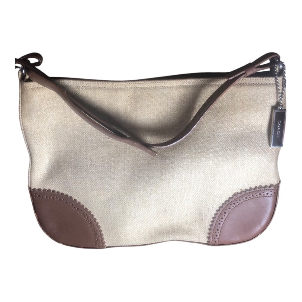 Coach Tan and Brown “Girlie” Bag- VERY Vintage “Girlie” Shoulder Bag